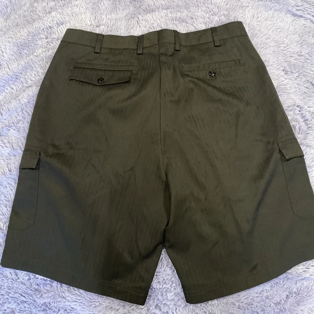 Men's Island‎ Republic Black Flat Front Cargo Shorts Size W 40